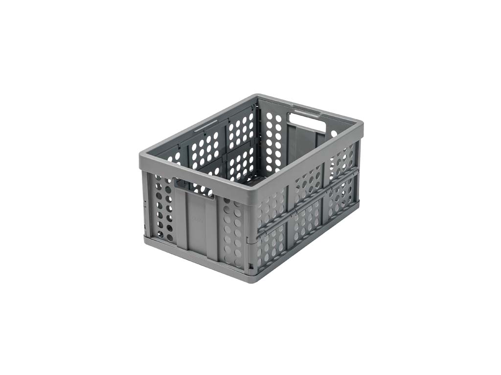 Clax collapsible crate – grey