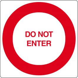 “Do Not Enter” sticker (Maxi-Loka Premium)