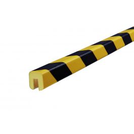 Knuffi bumper for edges type G - yellow/black - 5 meter
