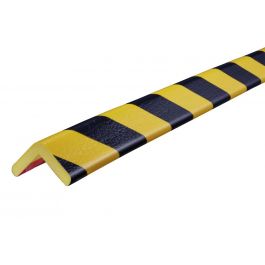 Knuffi bumper for corners, type H - yellow/black - 5 meter