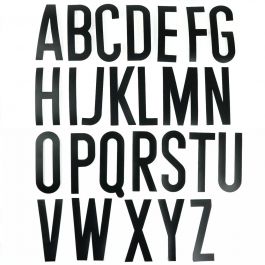Magnetic letter set (alphabet)