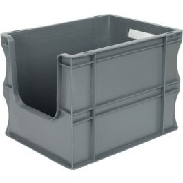 Straight-wall container Eurobox 300x400x290 mm with open front