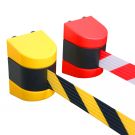 Magnetic reel with barrier tape