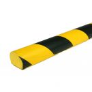 PRS bumper for flat surfaces, model 3 - yellow/black - 1 meter