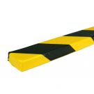 PRS bumper for flat surfaces, model 43 - yellow/black - 1 meter