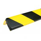 PRS bumper for corners, model 8 - yellow/black - 1 meter