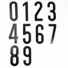 Self-adhesive number set (0 to 9)