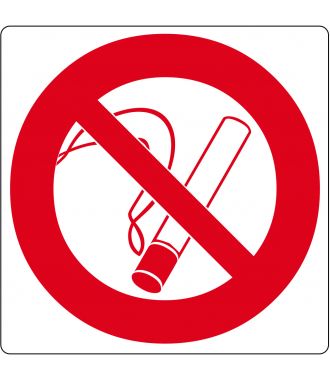 Floor pictogram for “No Smoking”