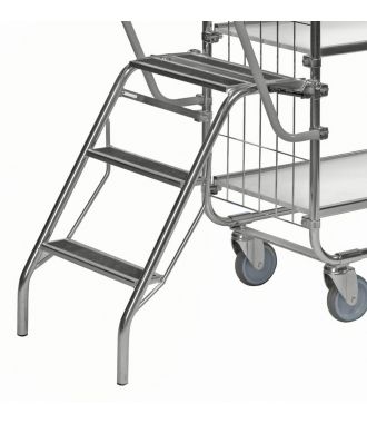 Kongamek folding step ladder for KM8000 shelf trolley