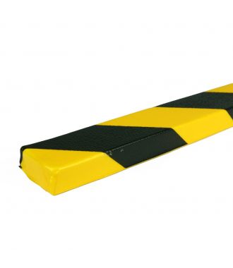 PRS bumper for flat surfaces, model 43 - yellow/black - 1 meter