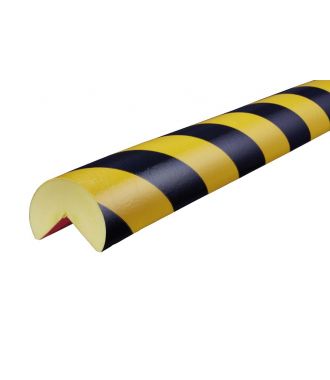 Knuffi bumper for corners, type A+ - yellow/black - 3 meter