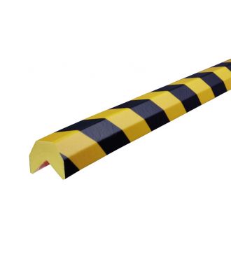 Knuffi bumper for corners, type AA - yellow/black - 5 meter