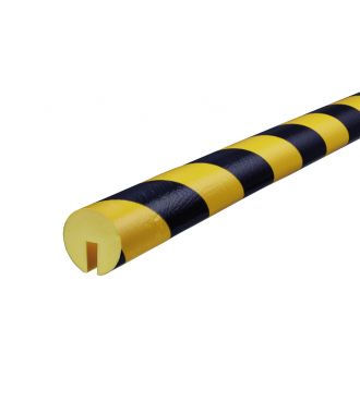 Knuffi bumper for edges type B - yellow/black - 5 meter