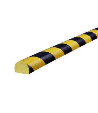 Knuffi bumper for flat surfaces type C - yellow/black - 5 meter