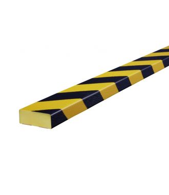 Knuffi bumper for flat surfaces type D - yellow/black - 5 meter