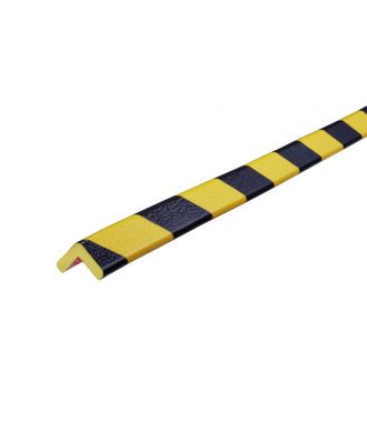 Knuffi bumper for corners, type E - yellow/black - 5 meter