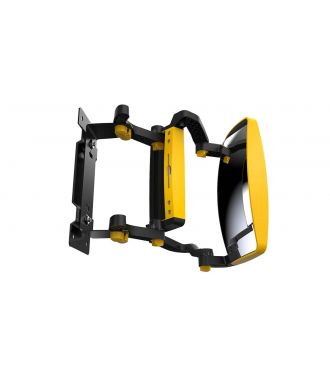 GenieGrips® front-view mirror for forklifts